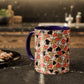 Heart Patterned Coffee Mug - Colorful Love Design, Perfect for Gifts & Celebrations