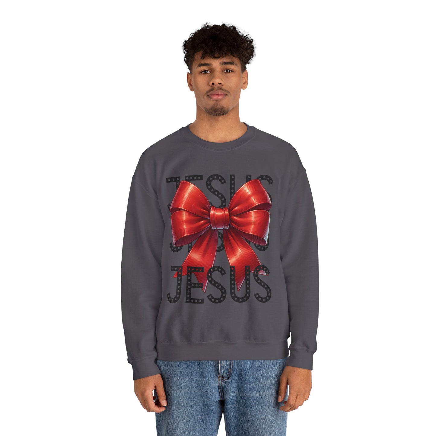 JESUS Unisex Heavy Gildan Blend™ Crewneck Sweatshirt.