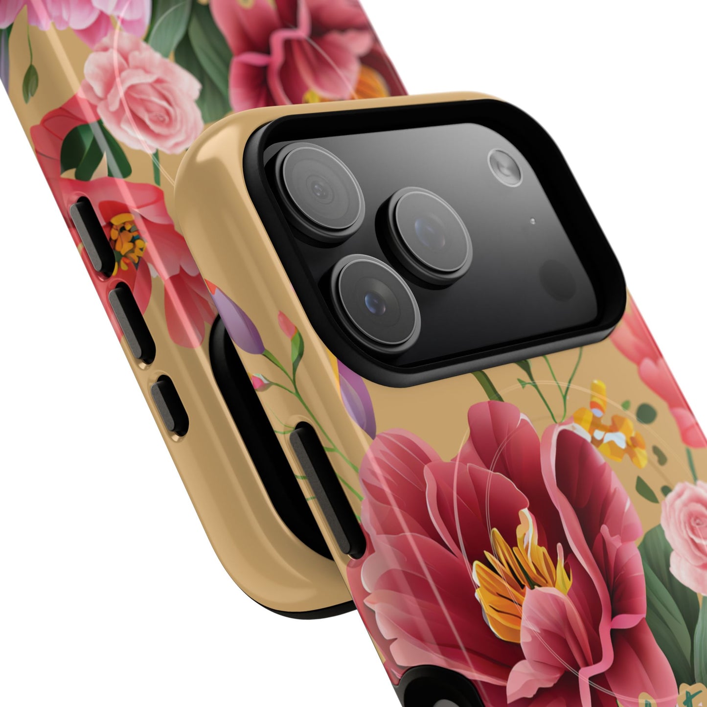 Let your Light Shine Matthew 5:16, Inspirational Gift, Tough iPhone Magnetic Case Scripture, Floral Bible Verse, MagSafe® iPhone® Tough Case, iPhone 14, iPhone 15, iPhone 16, Pro, Pro Max, Plus.