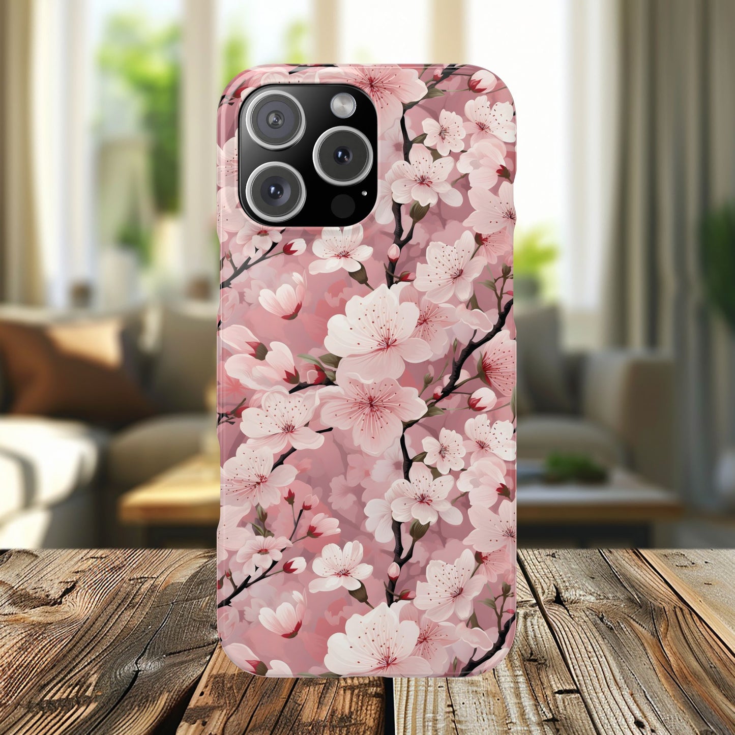 Cherry Blossom Slim Phone Cases for iPhone and Samsung