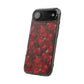 Velvet Petal Noir Floral Petal Clear Impact-Resistant iPhone and Samsung Case.