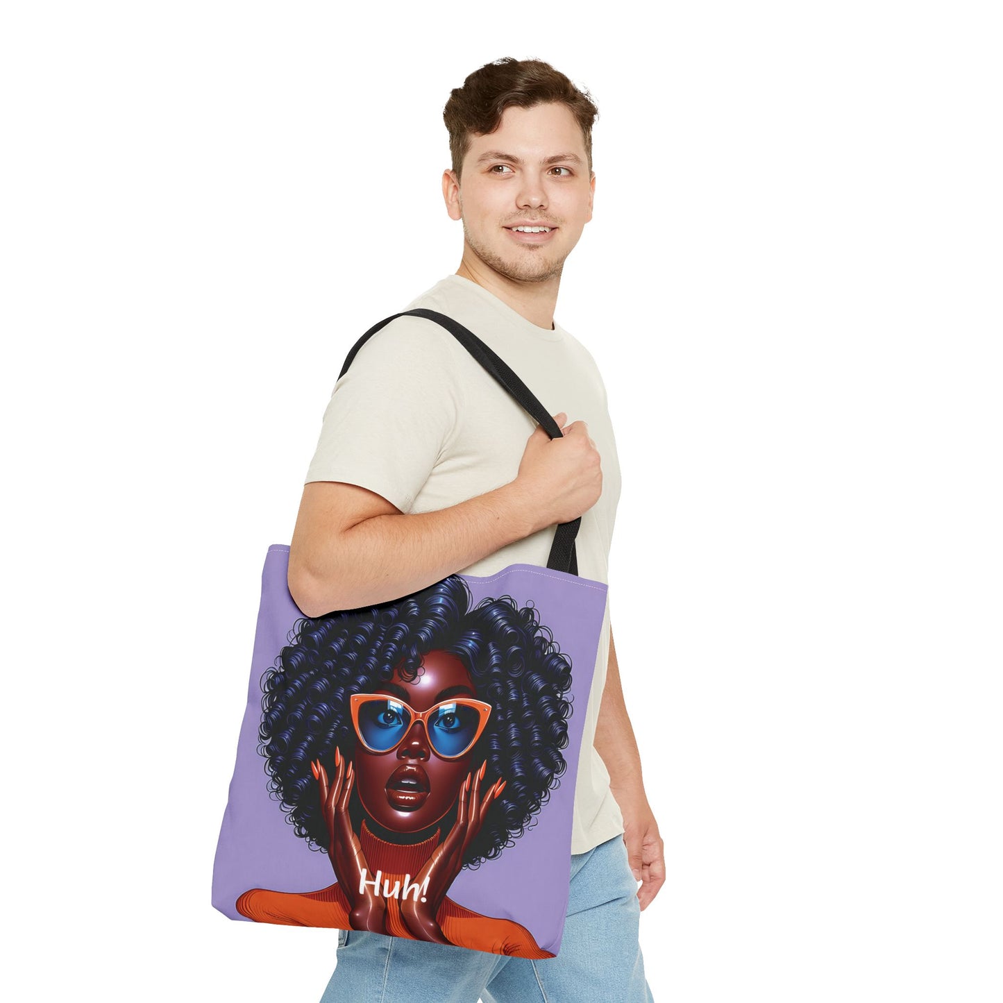 Afro Luxe Glow Tote Bag