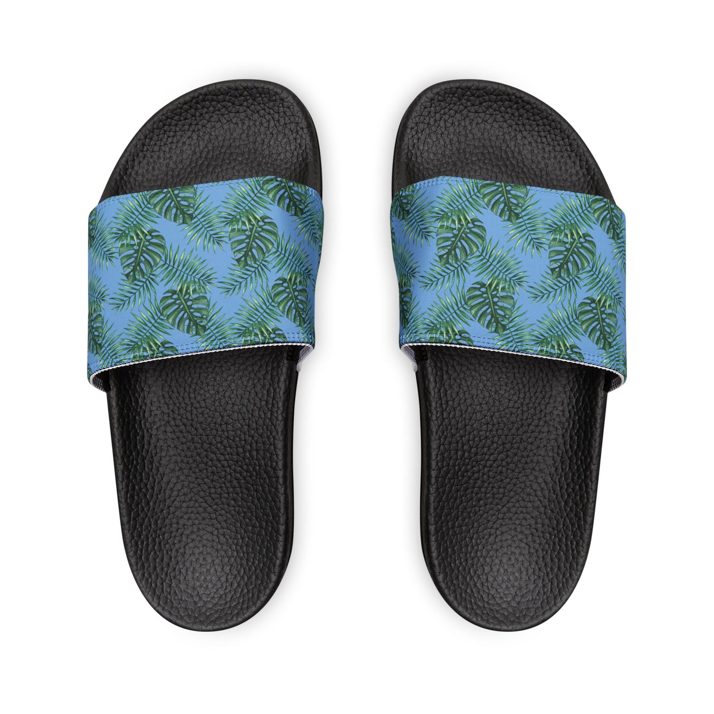 Tropical Bliss Blue Youth Removable-Strap Sandals