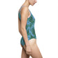 Blue Tropical Bliss Women's Classic One-Piece Swimsuit (AOP)