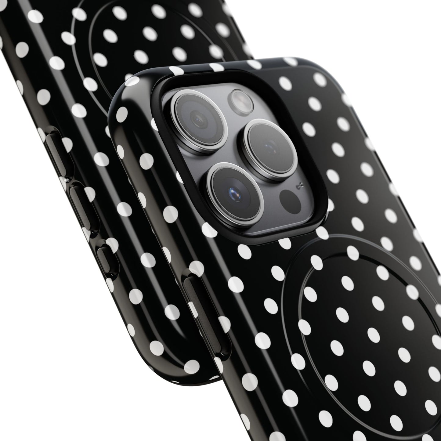 Polka Dot Tough iPhone Magnetic Case, Stylish iPhone Cover for Protection, Unique Gift for Birthdays, Holidays, Tech Lovers
