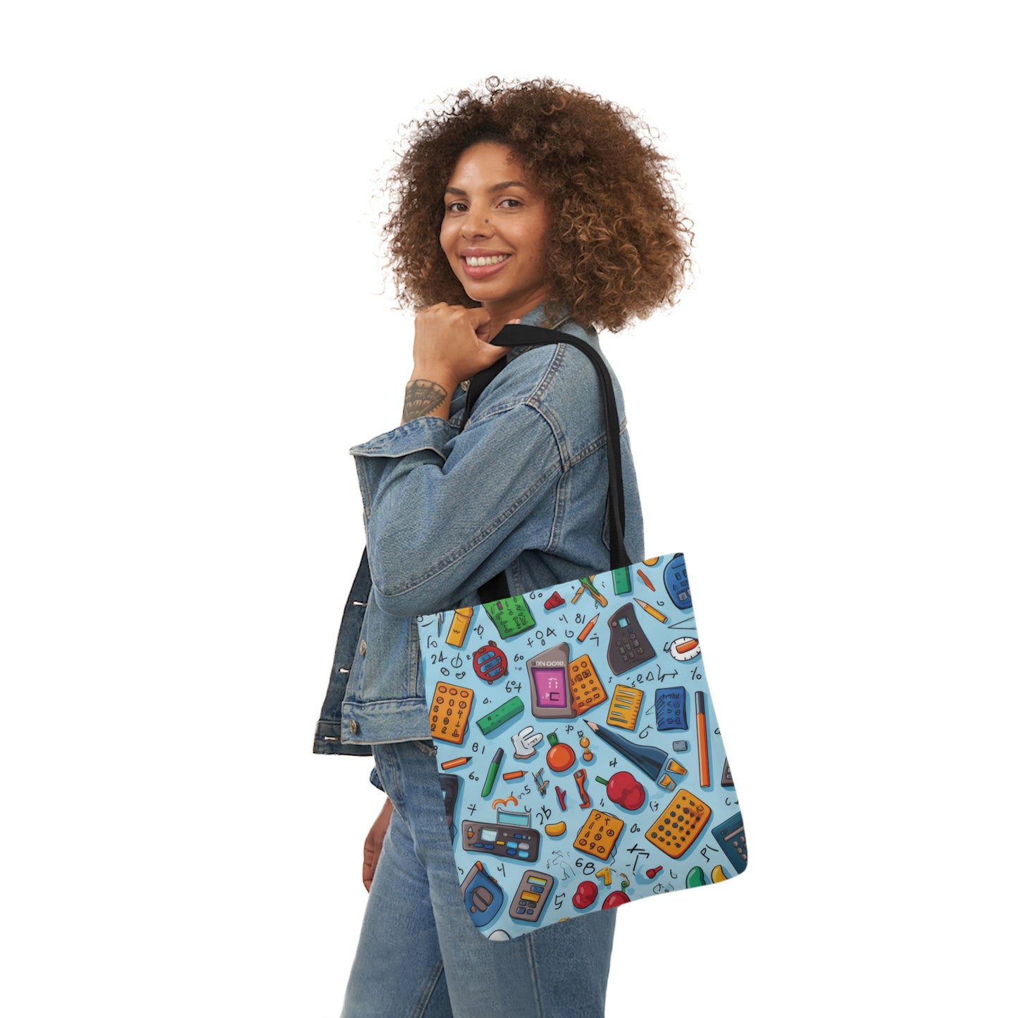 Blue Academic Adventures Canvas Tote Bag