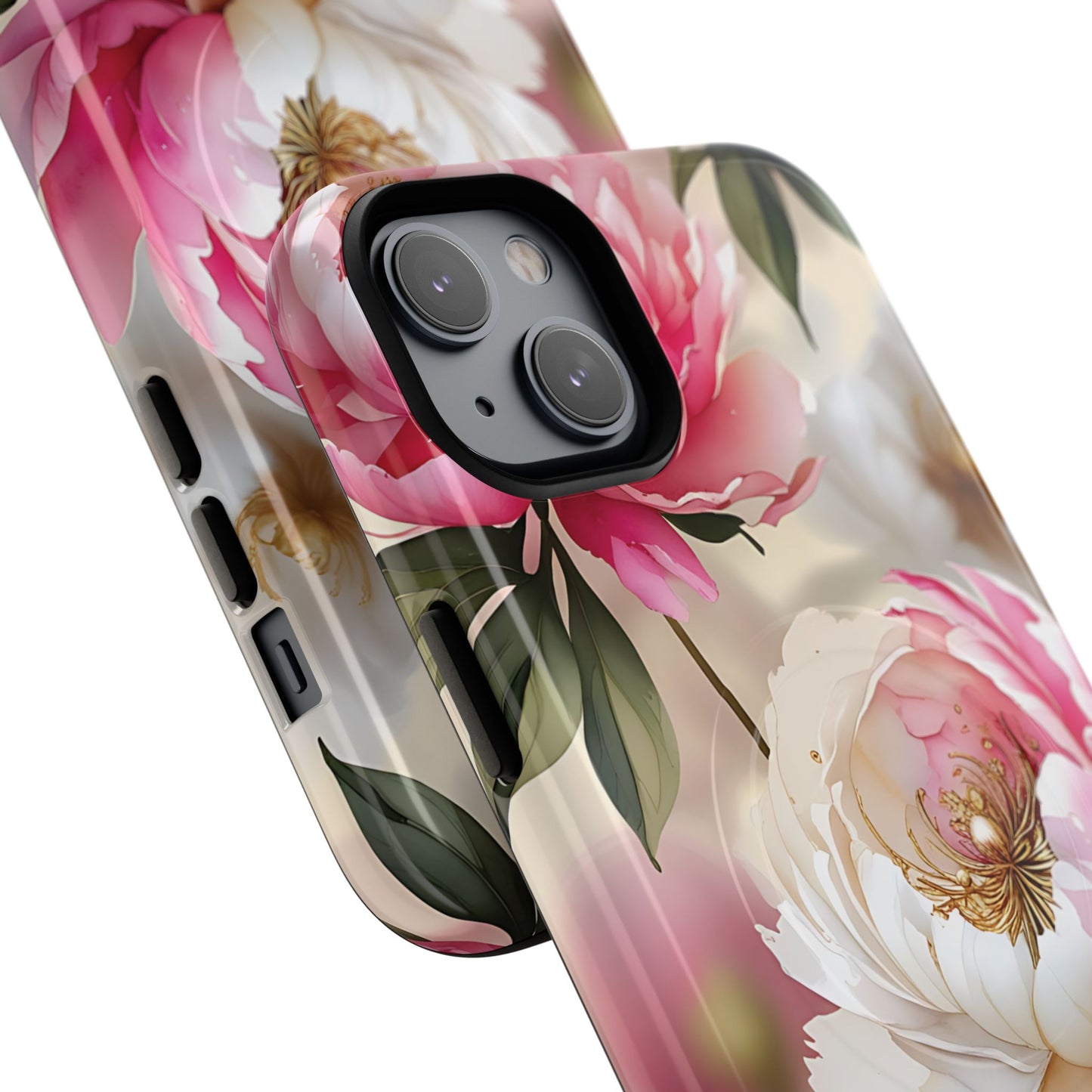 Blooming Petals Tough Magnetic Phone Cases, Elegant Phone Cover, Durable Case for Flower Lovers, Phone Accessories
