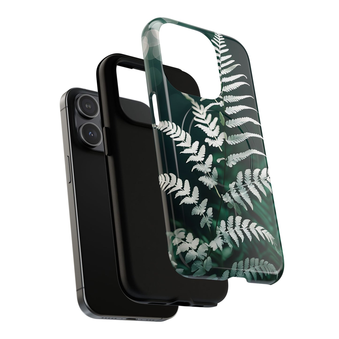 Elegant Fern Design Phone Case, Tough iPhone Cover, Nature Lover Gift, Botanical Phone Protector, Eco-Friendly Accessory