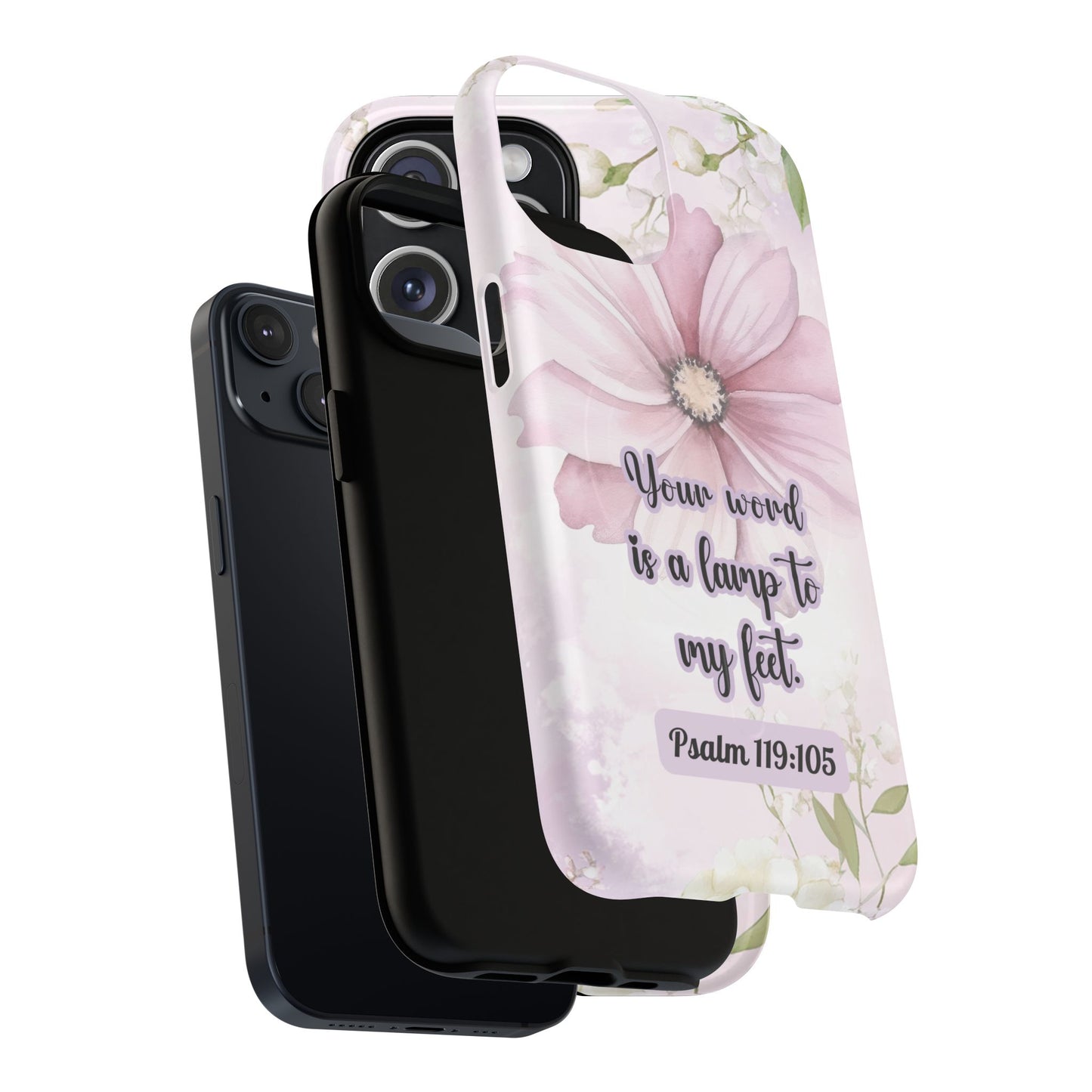 Your Word is a Lamp to My Feet Psalm 119:105 | Inspirational Gift, Tough iPhone Magnetic Case | Scripture, Bible Verse, MagSafe® iPhone® Tough Case, iPhone 14, iPhone 15, iPhone 16, Pro, Pro Max, Plus
