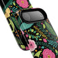 Personalized Floral Fantasy Tough Magnetic iPhone Cases- a Gift for Gardeners, Mother's Day, Birthday Gift, Anniversary Gift, Presents