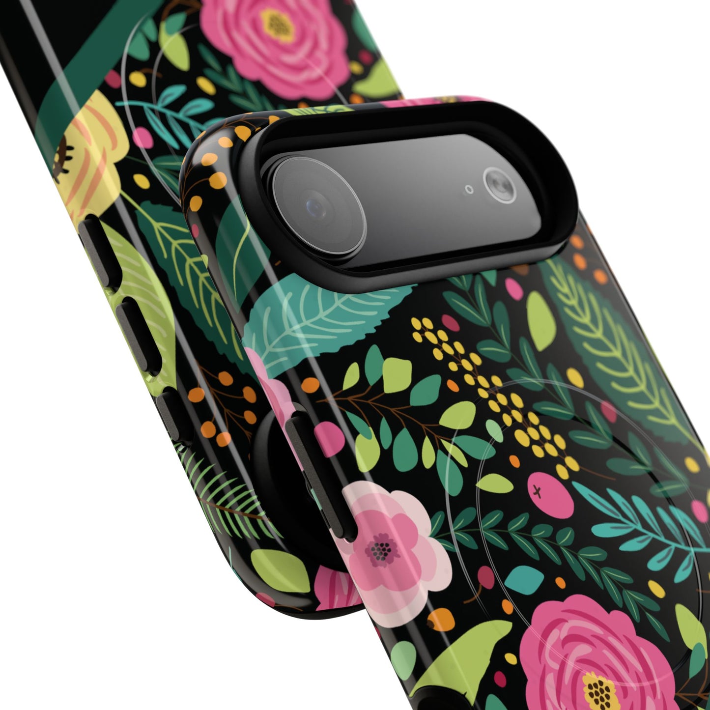Personalized Floral Fantasy Tough Magnetic iPhone Cases- a Gift for Gardeners, Mother's Day, Birthday Gift, Anniversary Gift, Presents