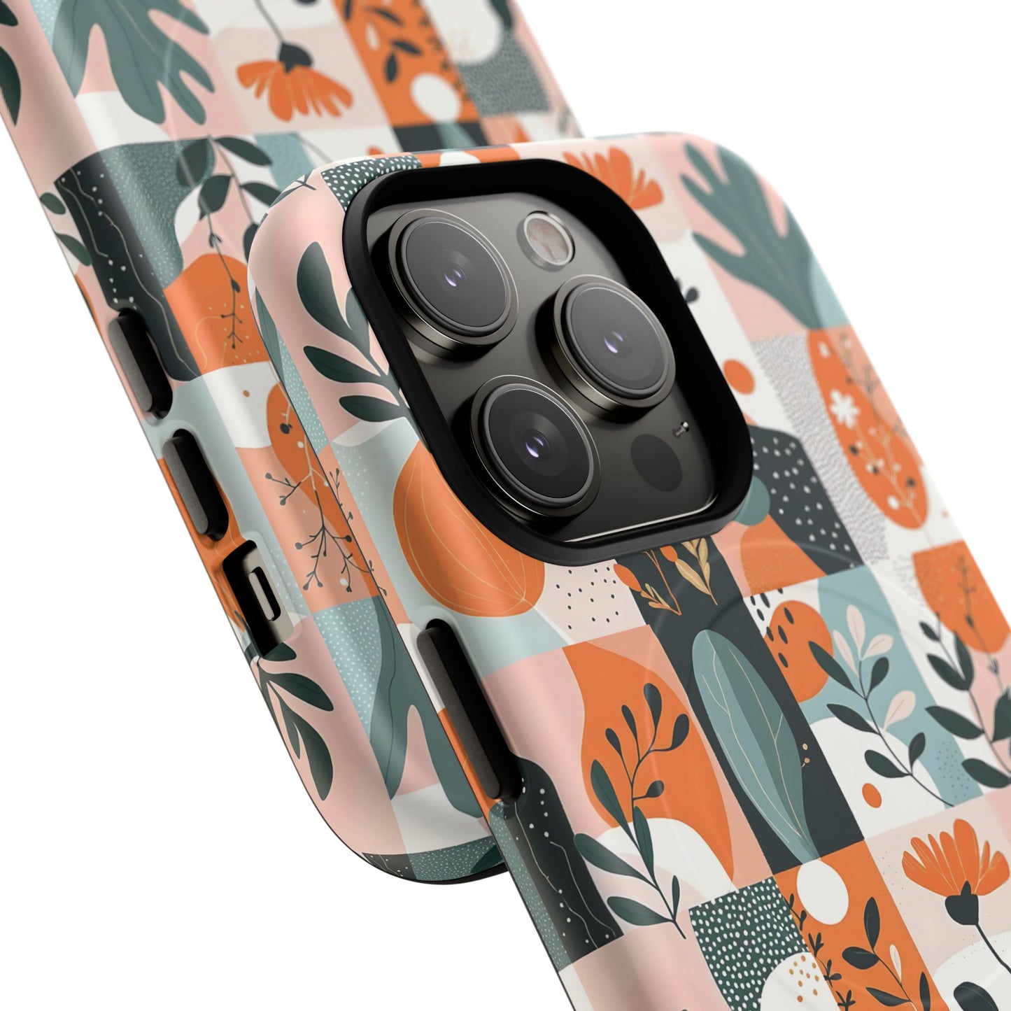 Botanical Bliss Tough Magnetic Phone Case, Durable Phone Cover, Gift for Her, Stylish Tech Accessory, Fall Vibes, Trendy Mobile Case