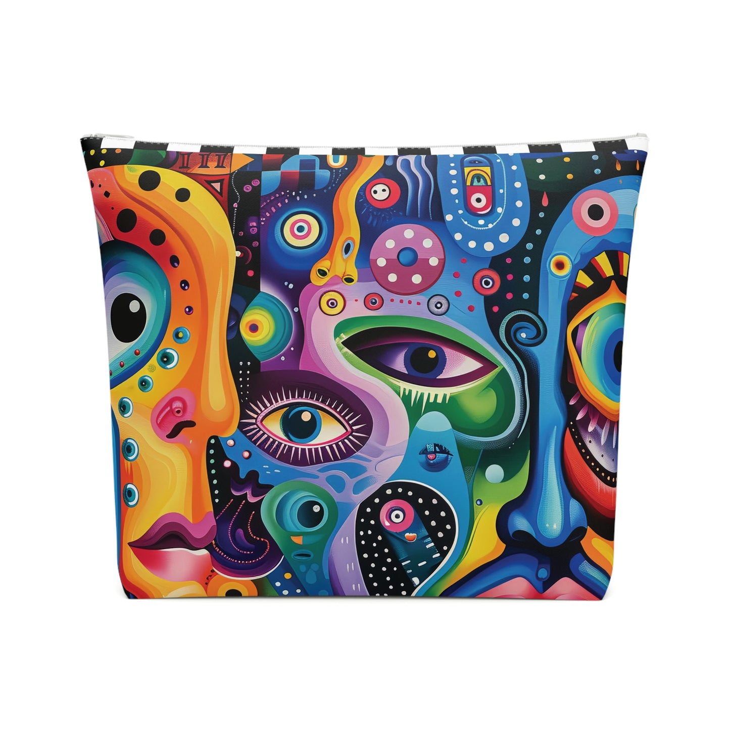 Psychedelic Visions Cotton Cosmetic Bag