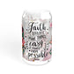 The Power of Faith Sipper Glass, 16oz