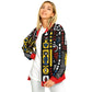 Geometric Harmony Baseball Jacket - AOP