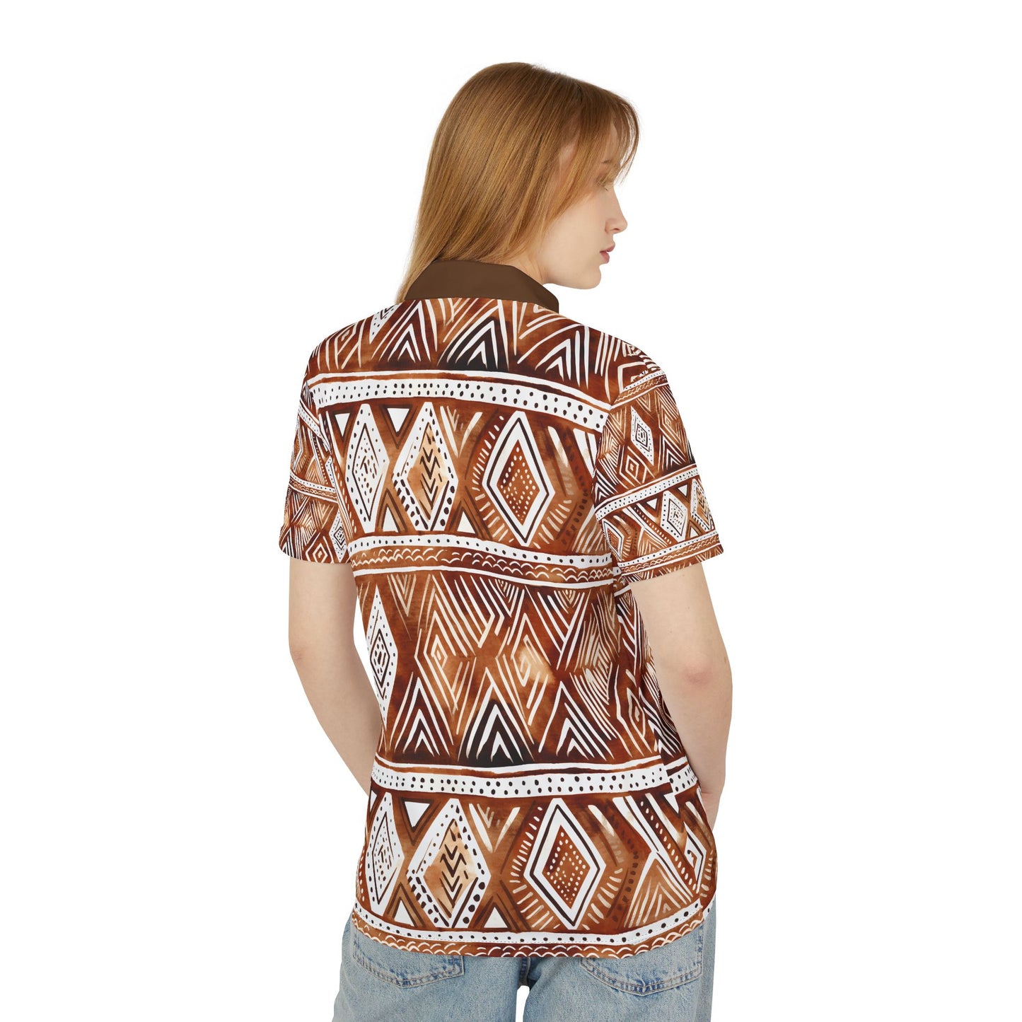 Savannah Spirit Unisex Polo Shirt, Bohemian Style Shirt, Casual Wear for Men and Women, Summer Fashion, Ideal for Vacations and Gatherings