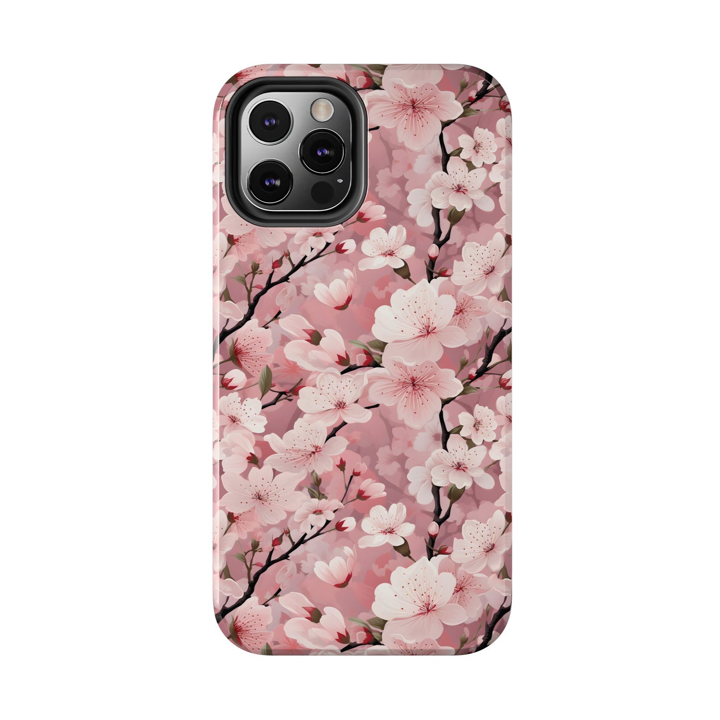 Cherry Blossom iPhone and Samsung Tough Phone Cases