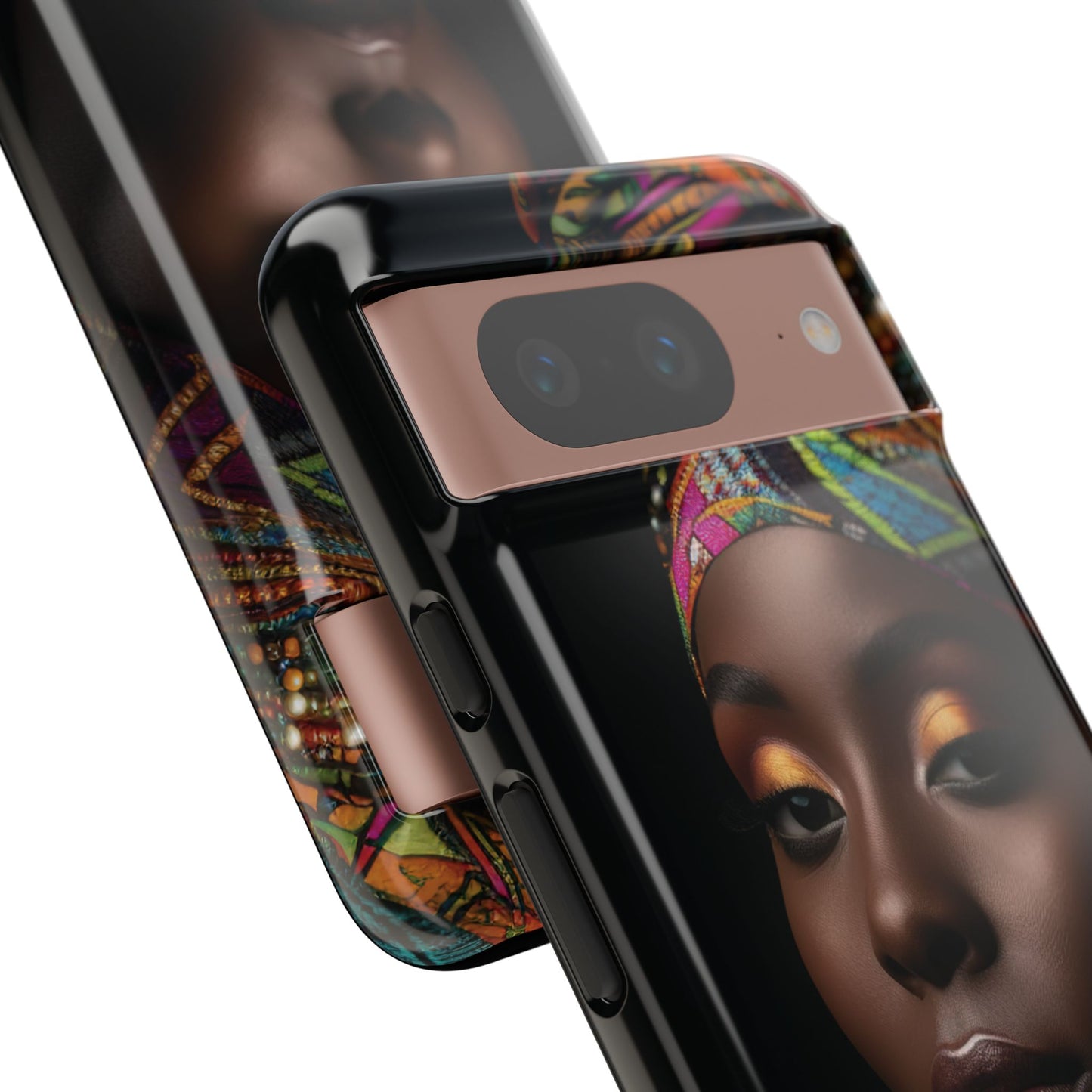 Regal Reflections: African Majesty iPhone, Samsung and Google Tough Phone Cases.