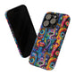 Psychedelic Visions Colorful Art iPhone Case - Tough Cases with Vibrant Abstract Design