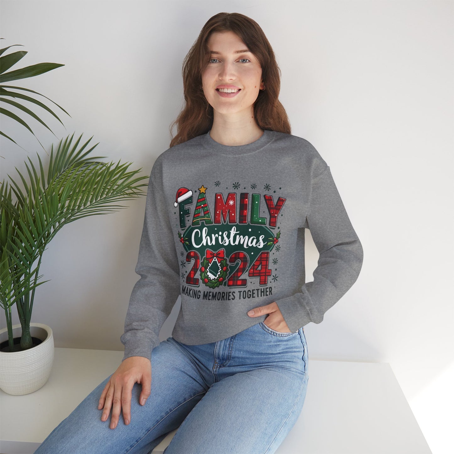 Family Christmas Unisex Heavy Blend™ Crewneck Sweatshirt