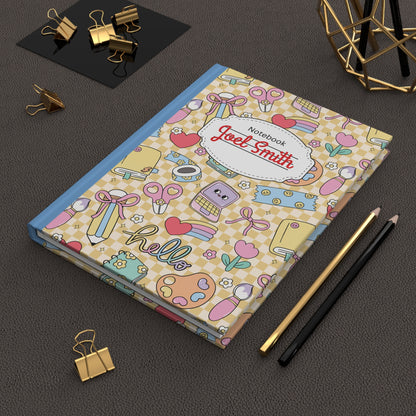 Custom Doodle Daydream Composition Book Inspired Ruled Hardcover Journal for Kids, Fun School Notebook, Customizable Composition Book, Back to School Gift, Learning Organizer