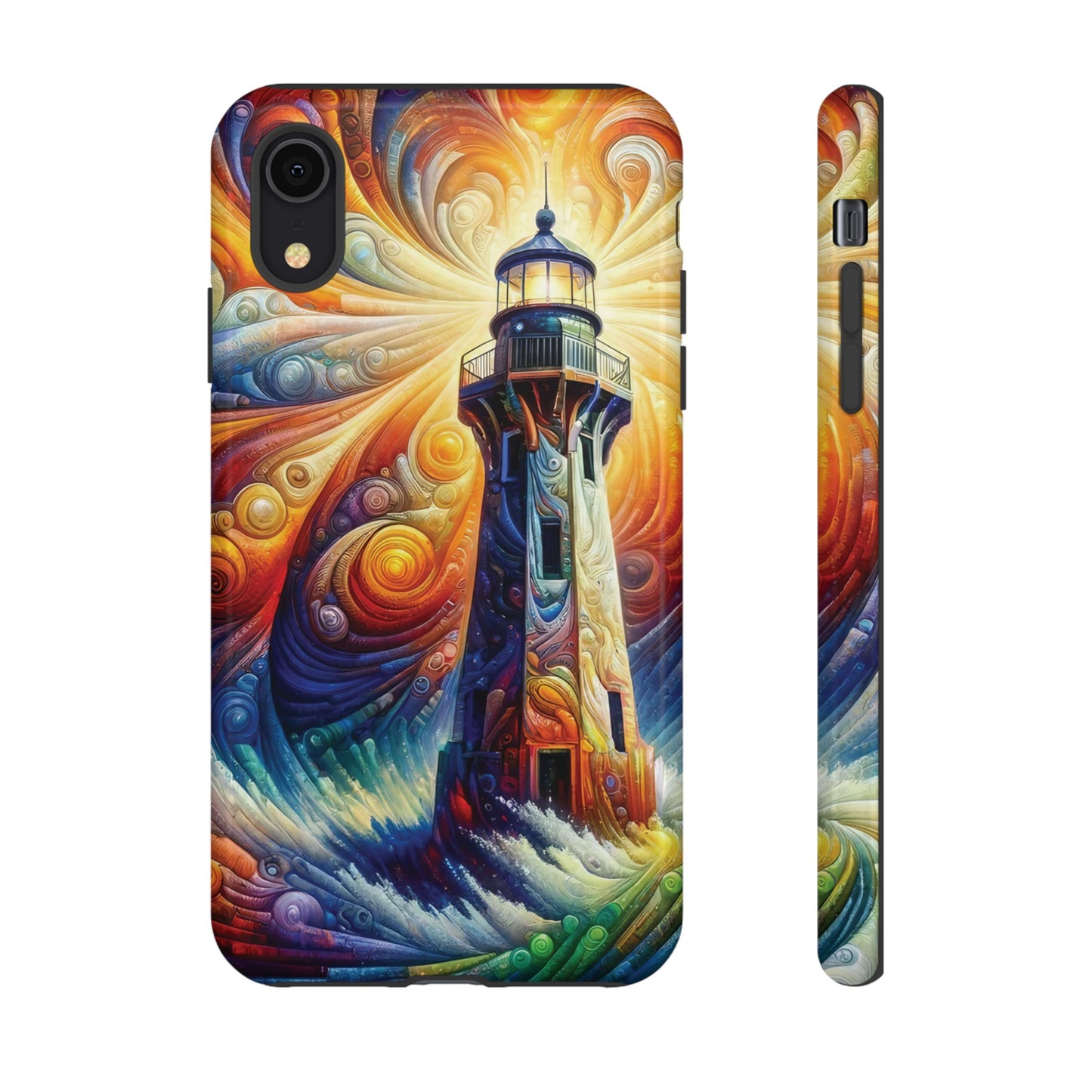 Cosmic Beacon Tough iPhone Cases