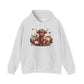 Autumn Highland Cow Charm Unisex Heavy Blend™ Hooded Sweatshirt