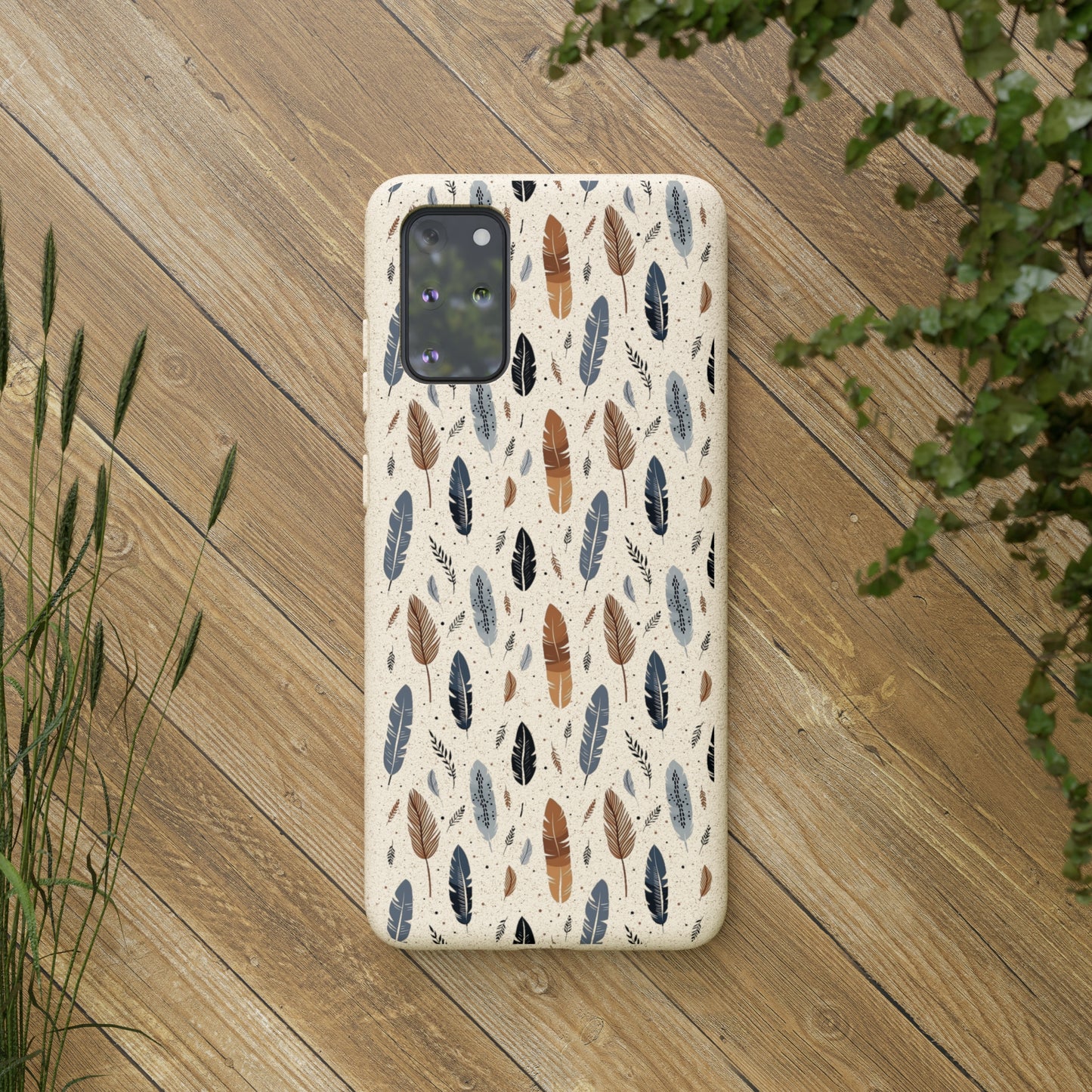 Whispering Feathers Samsung Biodegradable Cases