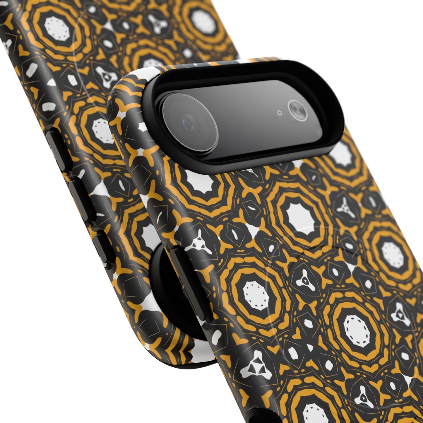 Stylish Tough Magnetic Phone Case, Unique Pattern Phone Cover, Durable Magnetic Case, Trendy Tech Accessories, Gift for Phone Lovers