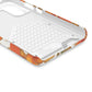 Personalized Orange Stained Glass Effect Marigold Floral Cardholder iPhone and Samsung Case
