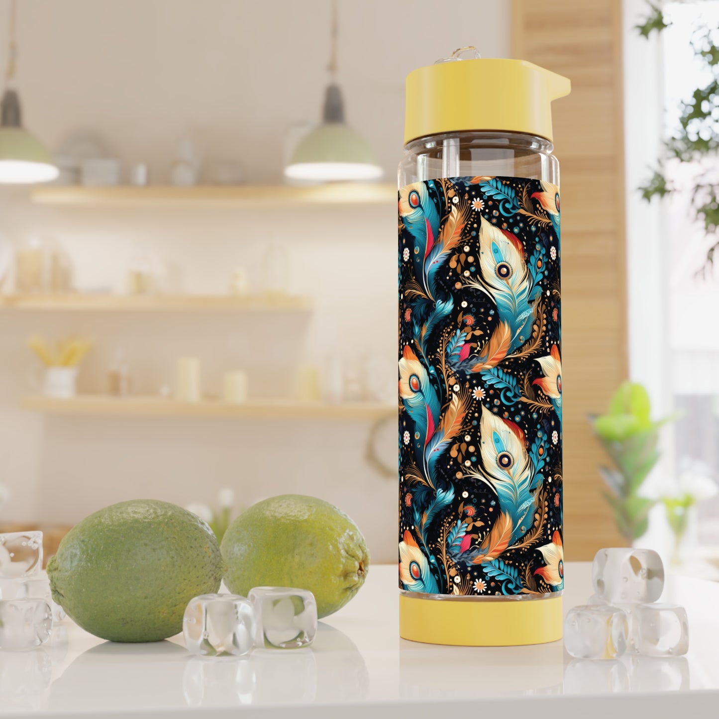 Ethereal Feathers Infuser Water Bottle