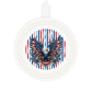 Patriotic Pride Wireless Charging Pad with Stripes