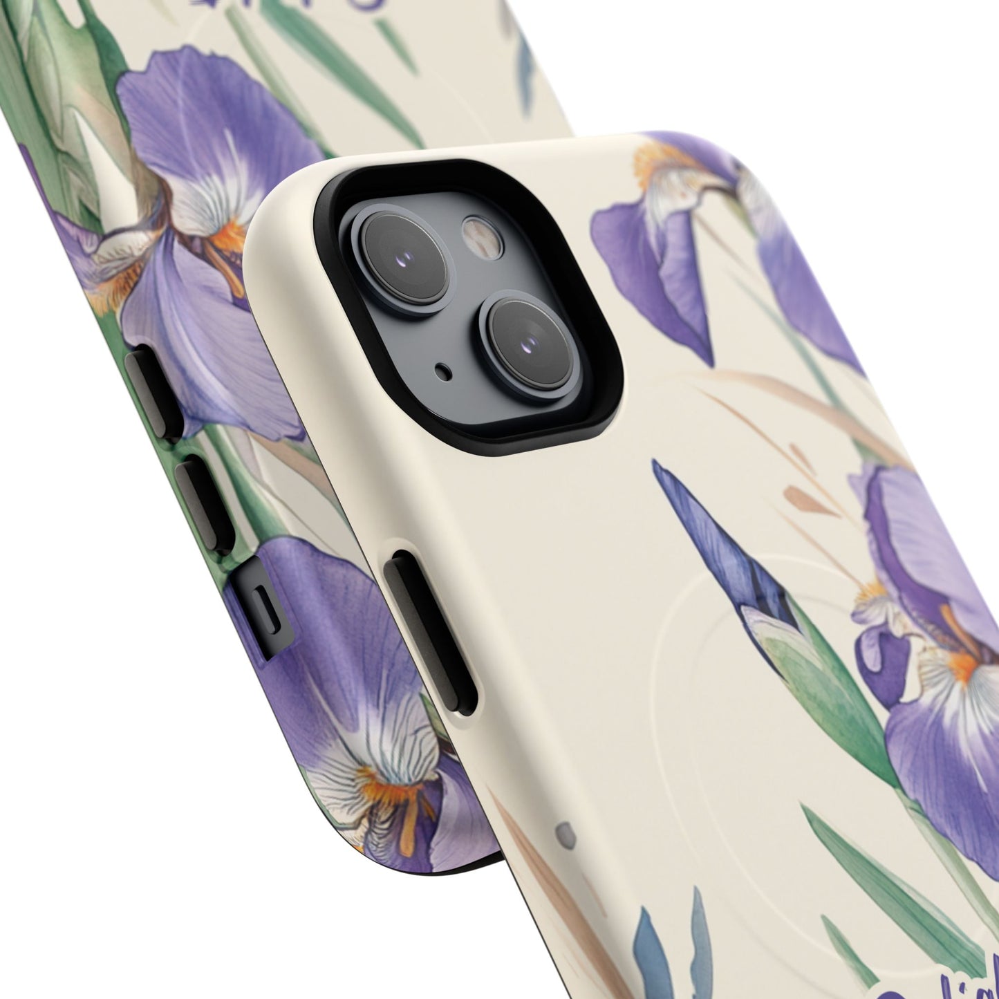 Delight yourself in the Lord Psalm 37:4, Inspirational Gift, iPhone Magnetic Case Scripture, Floral Bible Verse, MagSafe® iPhone® Tough Case, iPhone 14, iPhone 15, iPhone 16, Pro, Pro Max, Plus.