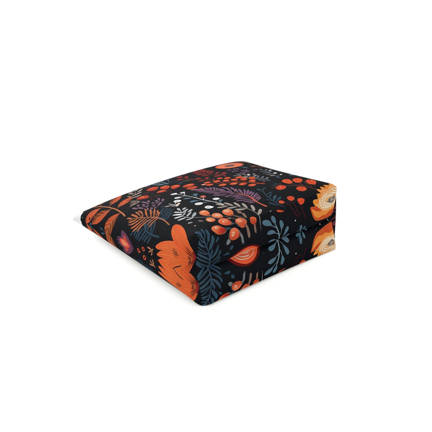 Autumn Bloom Cotton Cosmetic Bag