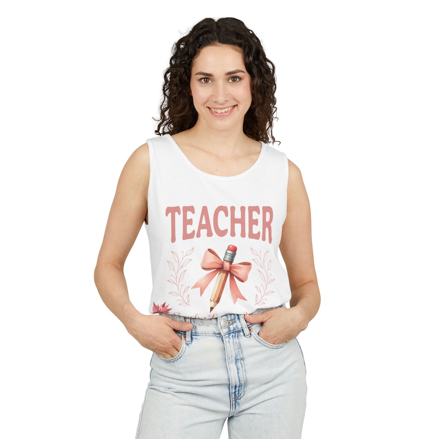 Teacher Unisex Garment-Dyed Tank Top