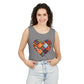 Patched Hearts Unisex Garment-Dyed Tank Top