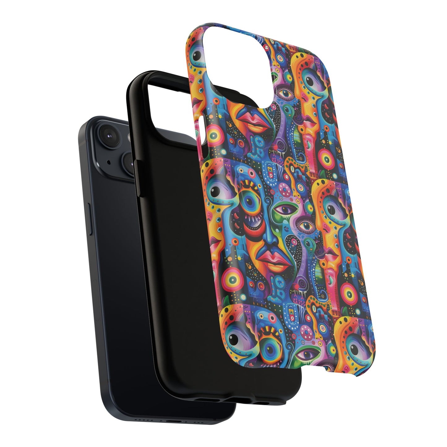 Psychedelic Visions Tough iPhone Magnetic Case - Unique Art iPhone Cover