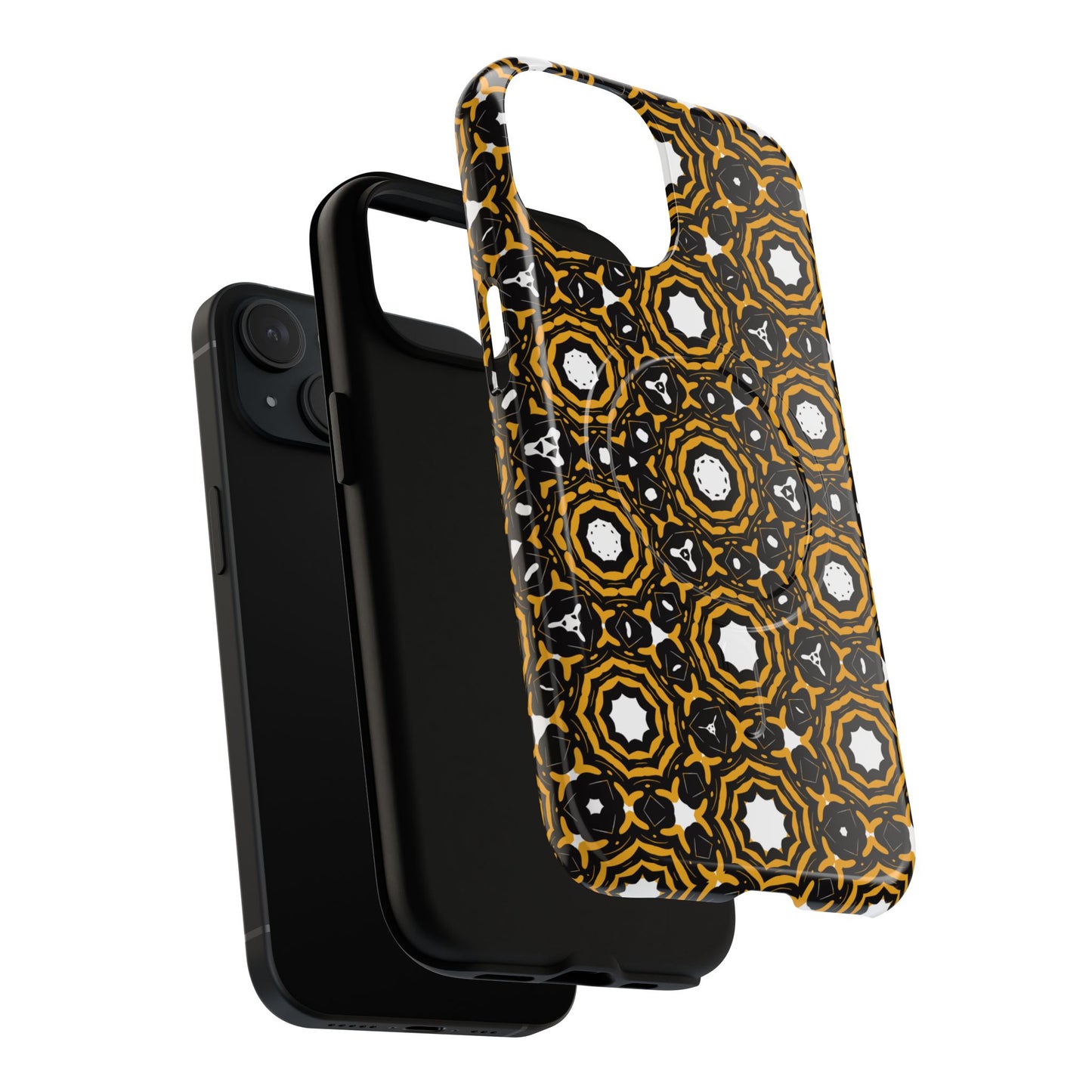 Stylish Tough Magnetic Phone Case, Unique Pattern Phone Cover, Durable Magnetic Case, Trendy Tech Accessories, Gift for Phone Lovers