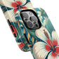 Tropical Hibiscus MagSafe® iPhone® Tough Case - Stylish Phone Protection Gift for Nature Lovers, Vibrant, Summer Vibes.
