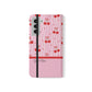 Personalized Cherry Blossom Dreams Flip iPhone and Samsung Cases — Wallet Folio with Name & Affirmation.