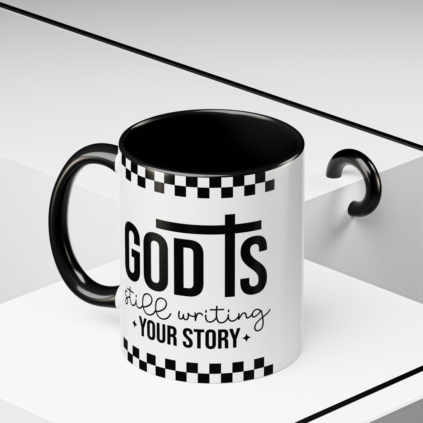 God is Still Writing My Story Accent Coffee Mug/11oz Mug