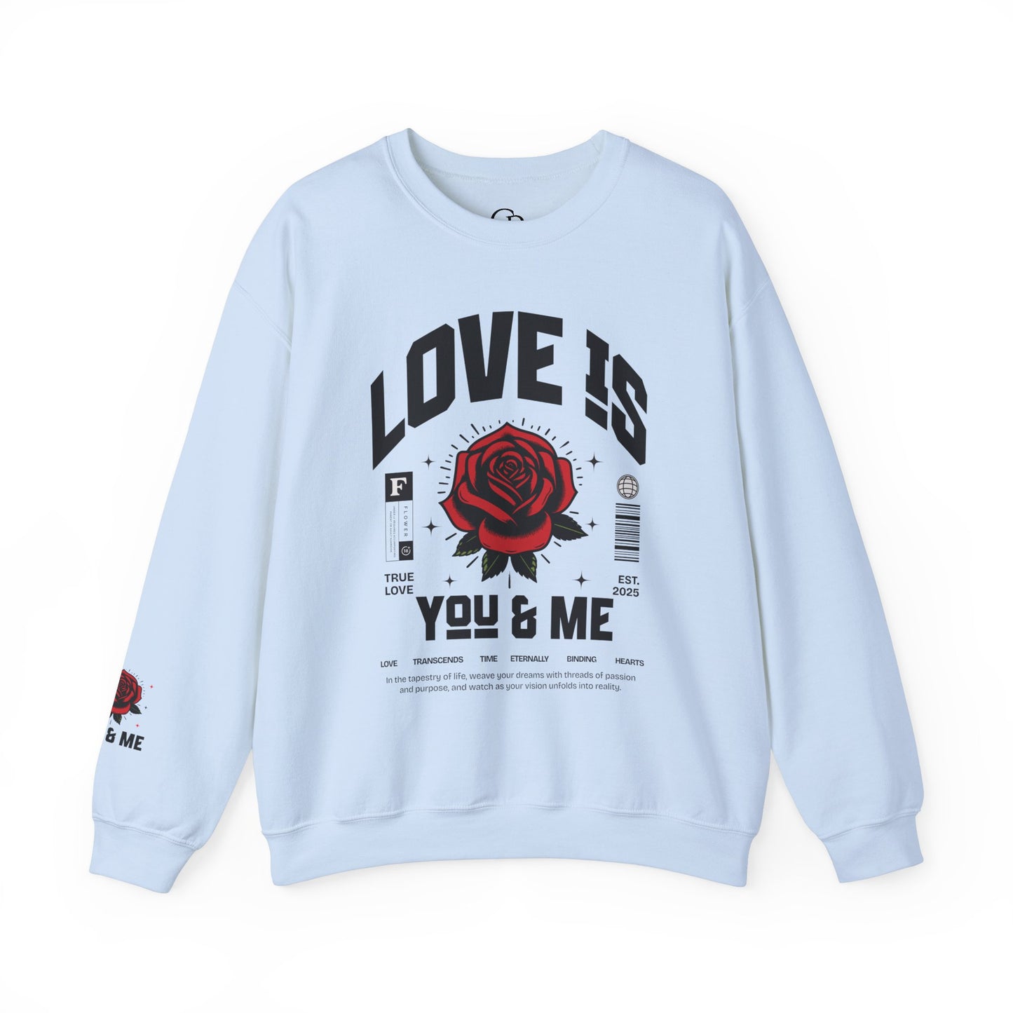 You and Me Valentines Unisex Gildan Heavy Blend™ Crewneck Sweatshirt
