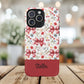 Personalized Rosette Coquette Floral Phone Case - Tough MagSafe® Magnetic Cases, Protective Cover, Stylish Tech Accessory, Gifts for Her