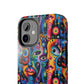 Psychedelic Visions Vibrant Art iPhone and Samsung Phone Case - Stylish Tough Case for Artists & Creatives.