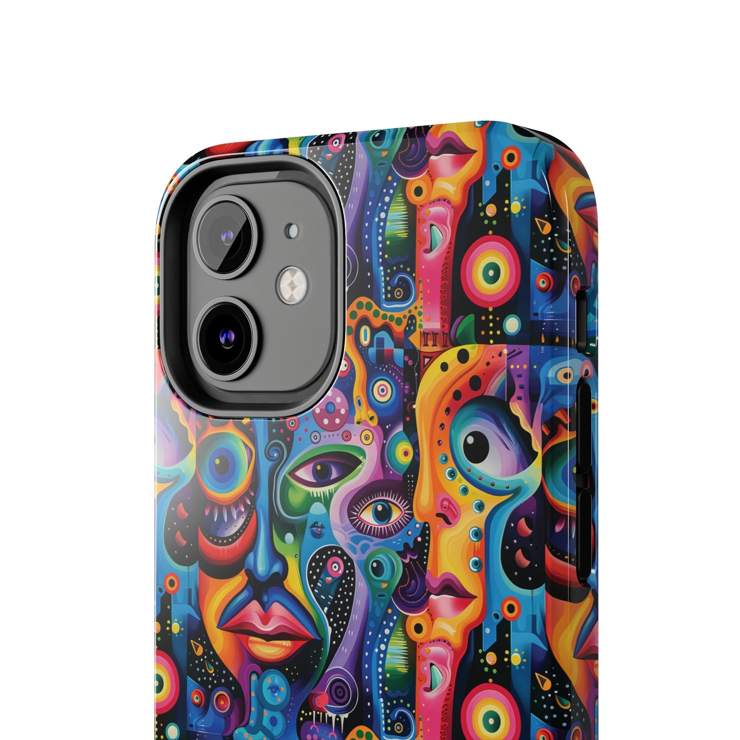 Psychedelic Visions Vibrant Art iPhone and Samsung Phone Case - Stylish Tough Case for Artists & Creatives.