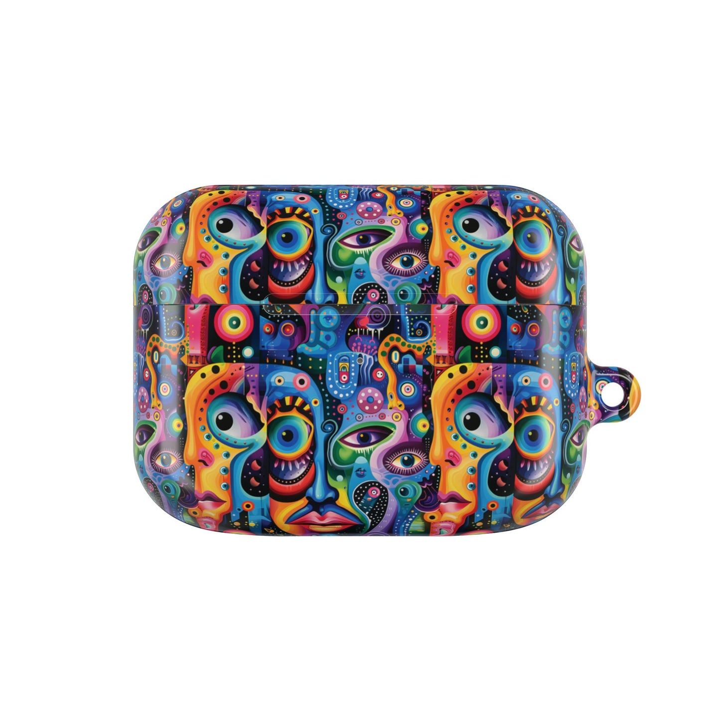 Psychedelic Visions Colorful Artistic AirPod Case - Unique Design for Music Lovers