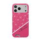 Personalized Pink Bow Coquette iPhone and Samsung Card Case — Custom Name or Affirmation