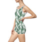 White Tropical Bliss Women's Vintage Swimsuit (AOP)