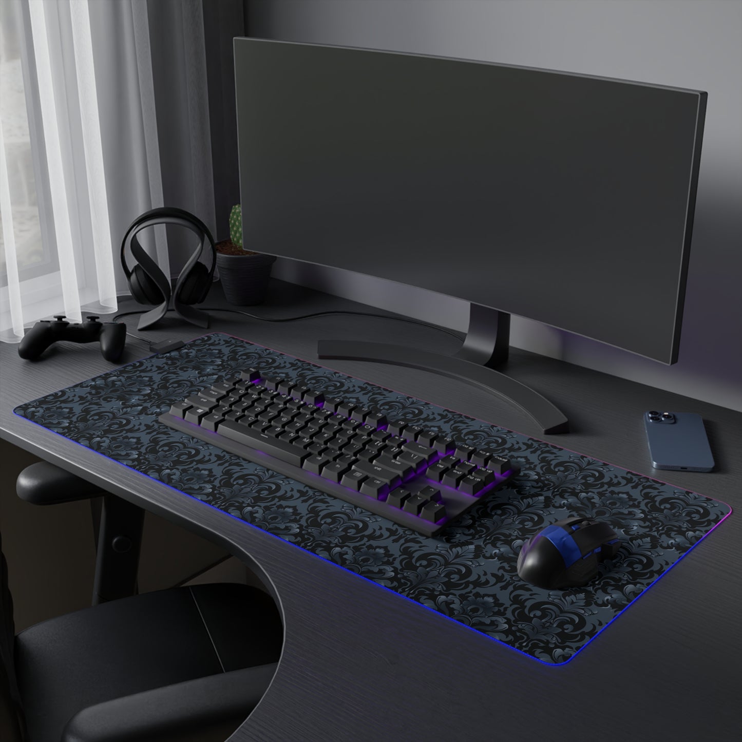 Opulent Dusk LED Gaming Mouse Pad