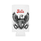 Personalized Patriotic Eagle with Shield Design Can Cooler — (Custom Name)